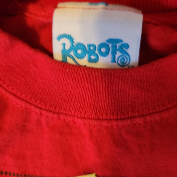 Robots Movie Y2K 20th Century Fox Robots Kids Shirt Robot Power - Picture 3 of 7